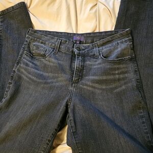 Classic Women's Straight Leg Jeans in Charcoal